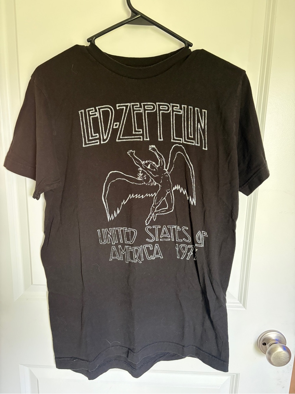 Led Zeppelin Black Graphic Short Sleeve Tee